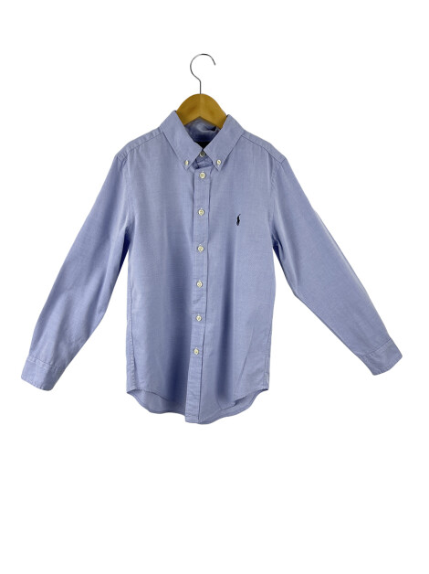 Camisa Ralph Lauren Custom Fit Azul