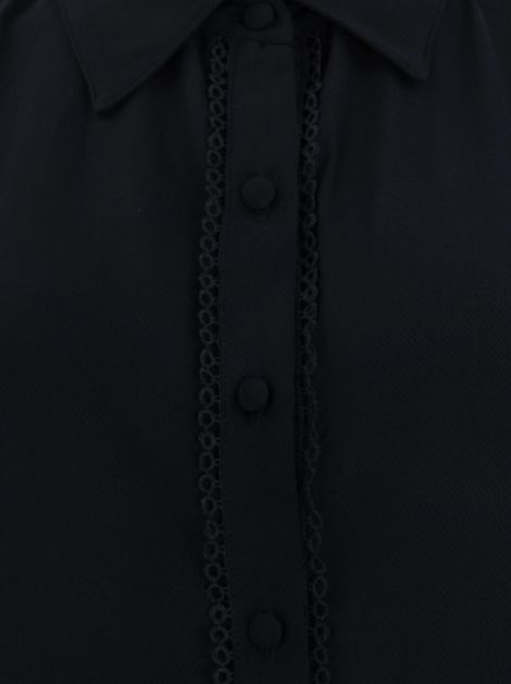 Camisa Resort Couture Tecido Preto
