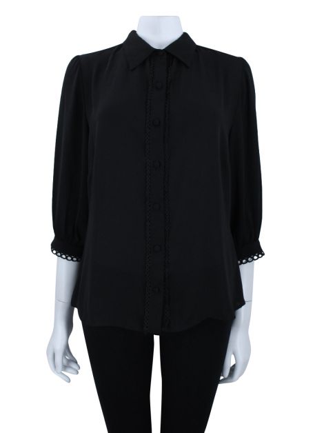 Camisa Resort Couture Tecido Preto