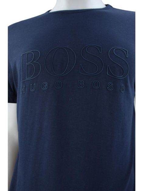 Camiseta Hugo Boss Tecido Azul