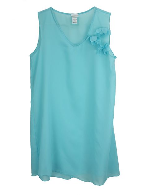 Camisola La Perla Transparência Azul Infantil