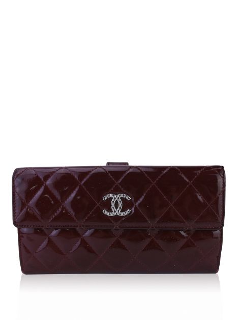 Carteira Chanel Brilliant CC Verniz Vermelho