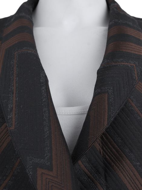 Casaco Akris Bergdof Goodman Jacquard Chevron