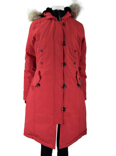 Casaco Canada Goose Parka Kensington Fur Vermelho - KJM103