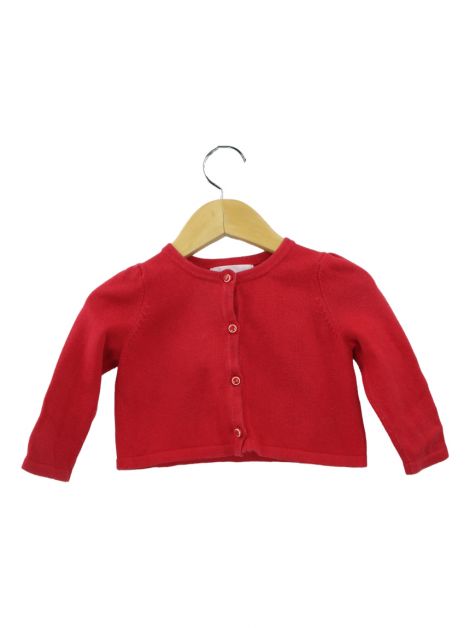 Casaco Janie and Jack Bebê Tecido Vermelho