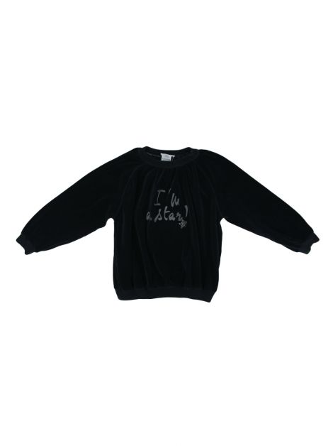 Casaco Sonia Rykiel Veludo Preto Infantil