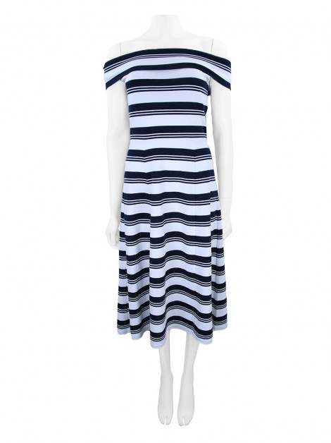 Vestido Derek Lam Midi Listrado