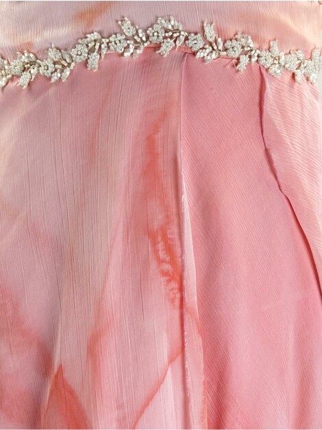 Vestido de Festa Arthur Caliman Tie Dye Rosa