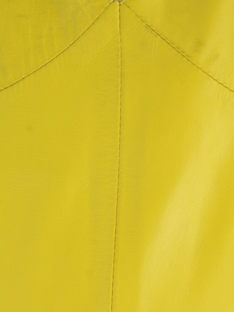 Macacão Helena Caio Couro Amarelo
