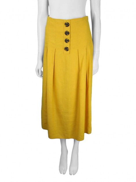 Saia RAY Linho Amarelo