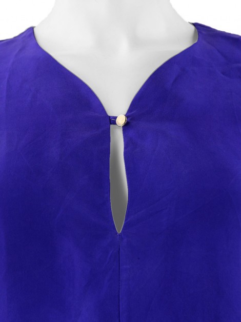 Blusa & Other Stories Seda Azul Royal