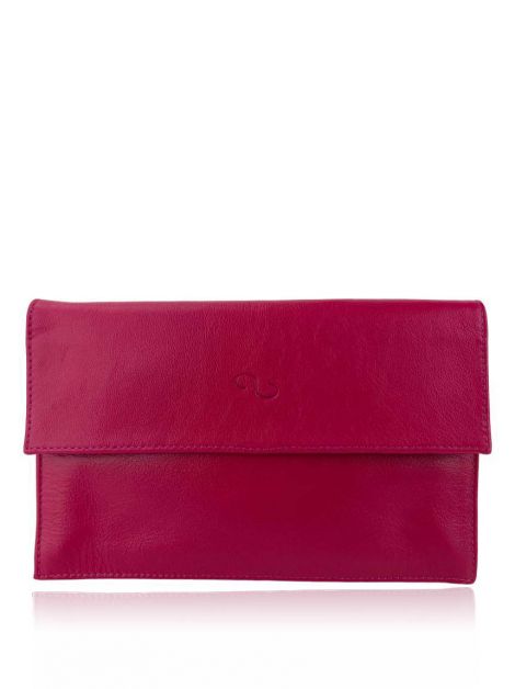 Clutch Antonio Bernardo Couro Rosa