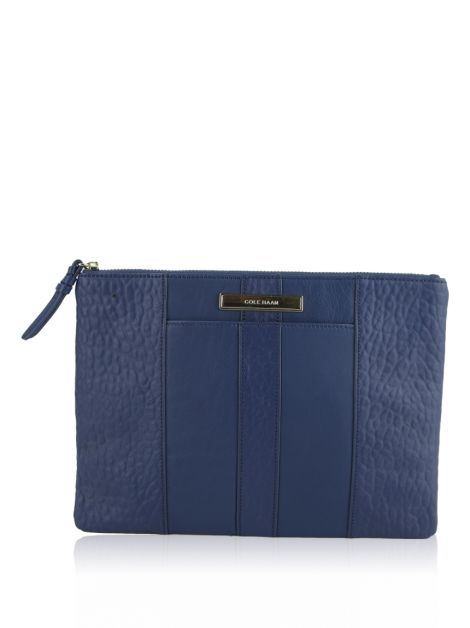 Clutch Cole Haan Pouch Azul Marinho