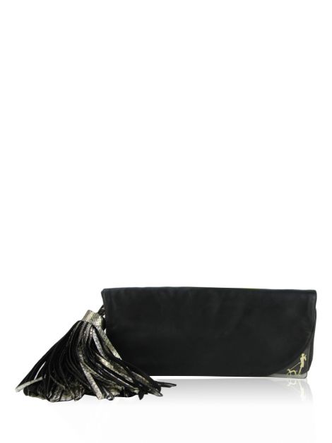 Clutch Henri Bendel Flap Preta