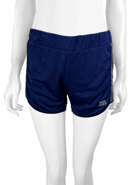 Short Track&Field Listra Lateral Azul
