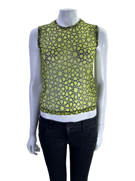 Blusa Herchcovitch; Alexandre Tule Estampado Verde