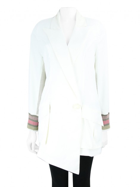 Blazer Le Noah Tricô Branco