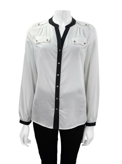 Blusa Adolfo Dominguez Tecido Off-White