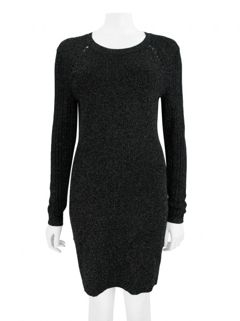 Vestido Derek Lam 10 Crosby Lã Metalizado