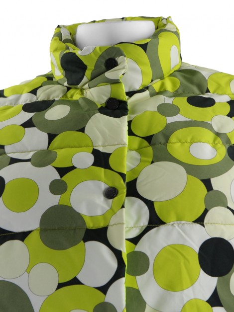 Colete Moncler Nylon Estampado Verde