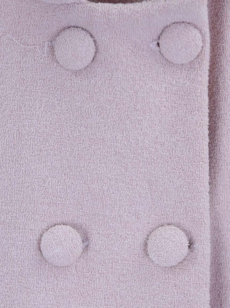 Casaco Silmara Laço Rosa Claro Infantil