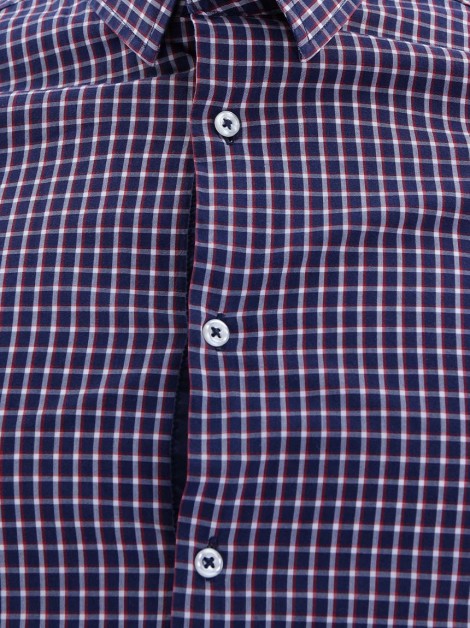 Camisa H&M Quadriculada Bicolor Masculina