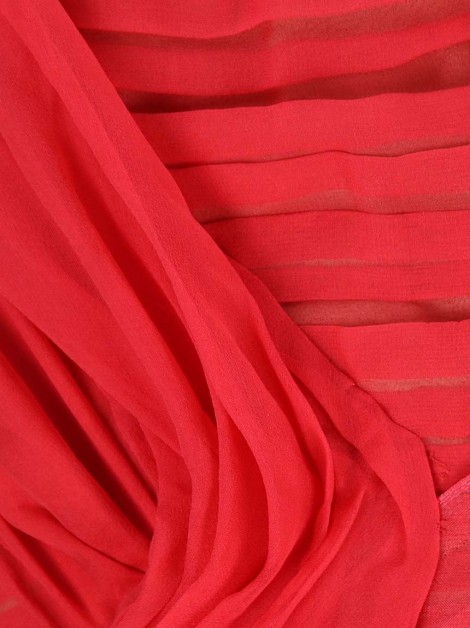 Vestido de Festa J. Mendel Ombro Único Vermelho