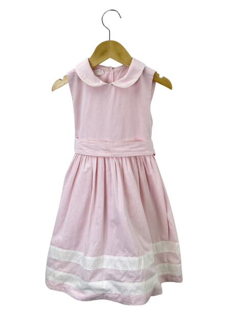Vestido Trousseau Evasê Rosa