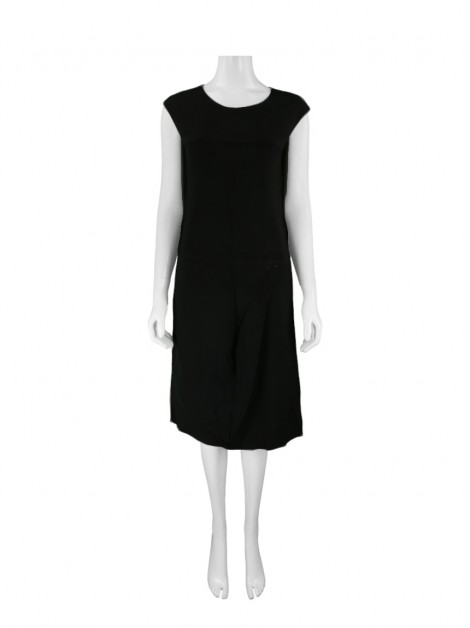 Vestido Andrea Saletto Reto Preto