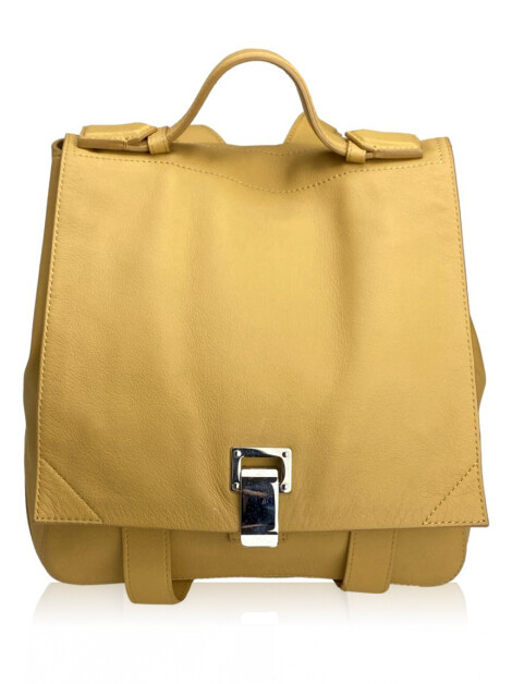 Mochila Proenza Schouler PS Couro Bege
