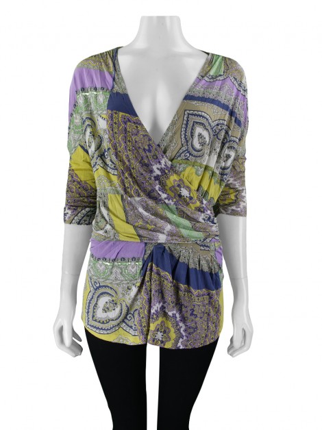 Blusa Etro Estampada Colorida