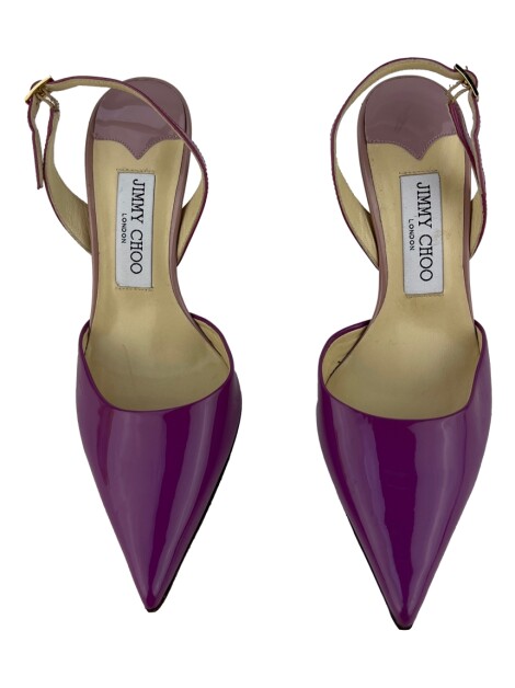 Sapato Jimmy Choo Slingback Roxo
