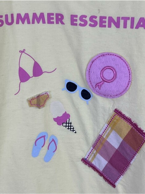 Blusa Mixed Kids Estampa Praia