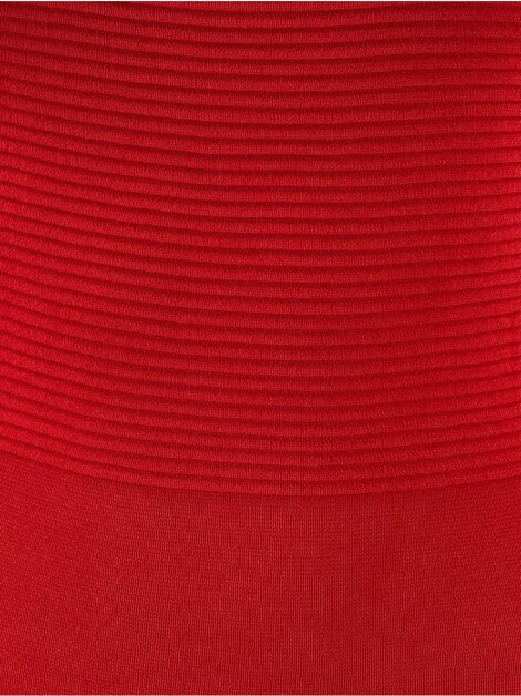 Vestido Dudalina Texturizado Vermelho