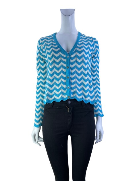 Casaco 284 Tricot Bicolor