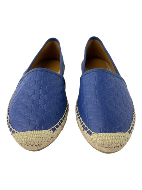 Sapato Gucci Microguccissima Espadrille Azul