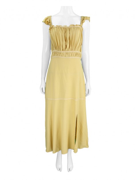 Vestido Colcci Tecido Amarelo