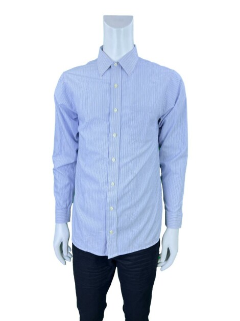 Camisa Brooks Brothers Listrada Azul