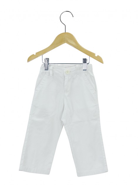 Calça Paola da Vinci Tecido Branca Bebê