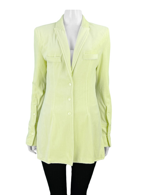 Casaco Alexander Wang Plush Amarelo Neon