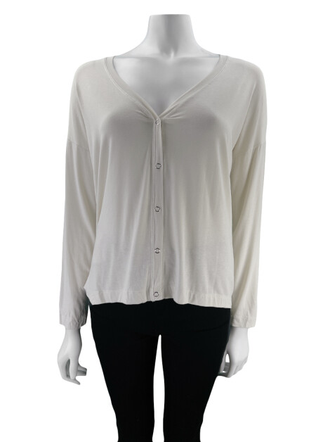Blusa K&T Botões Off-White