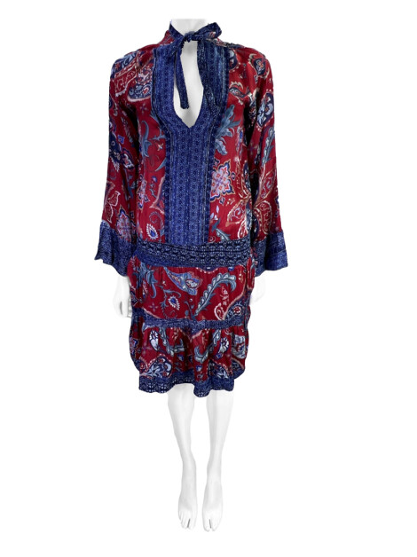 Vestido K&T Tecido Estampado