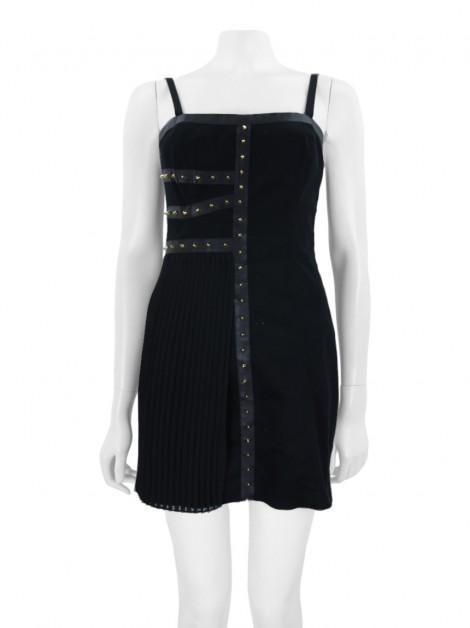 Vestido 284 Plissado Studs