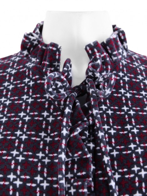 Casaco Fit Nina Plush Estampado Juvenil