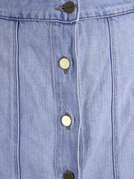 Saia FRAME Denim Midi Azul