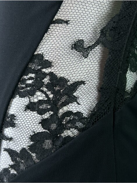 Vestido de Festa Roberto Cavalli Renda Preto