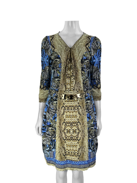 Vestido One Up Estampado Corrente