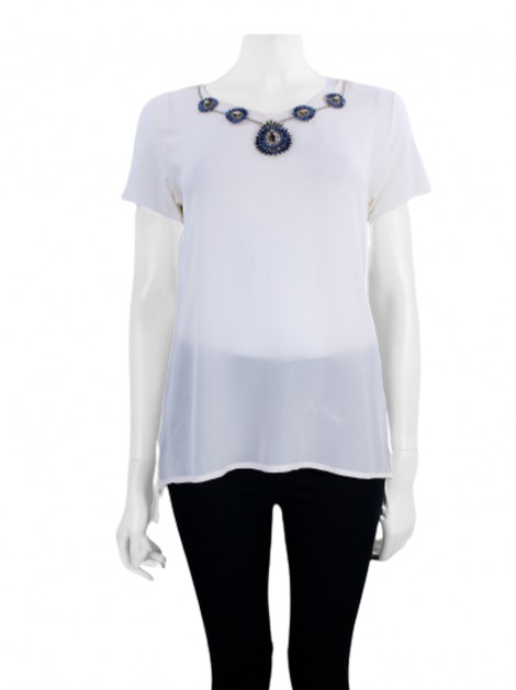 Blusa Bo.Bô Pedraria Creme