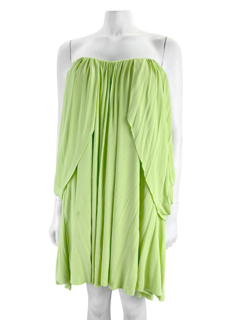Vestido CAOS Assimétrico Verde