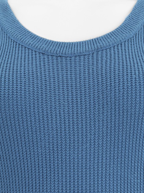 Vestido Bo.Bô Tricô Azul